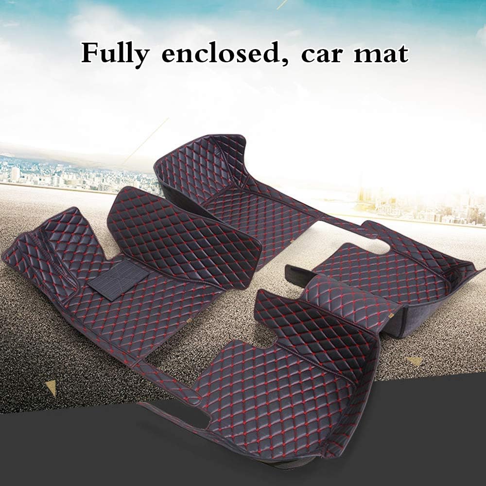 Leather Car Floor Mats Front & Rear Set E19099