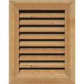 Vertical Gable Vent Unfinished Functional Rough S21146