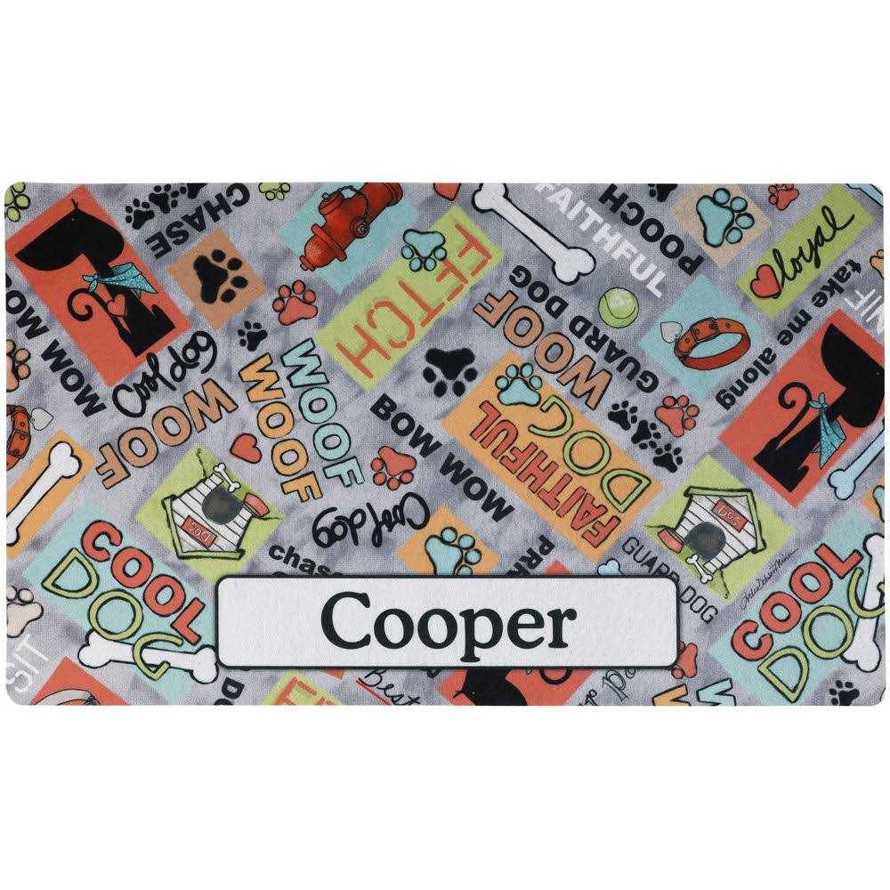 Personalized Pet Bowl Placemat V22443