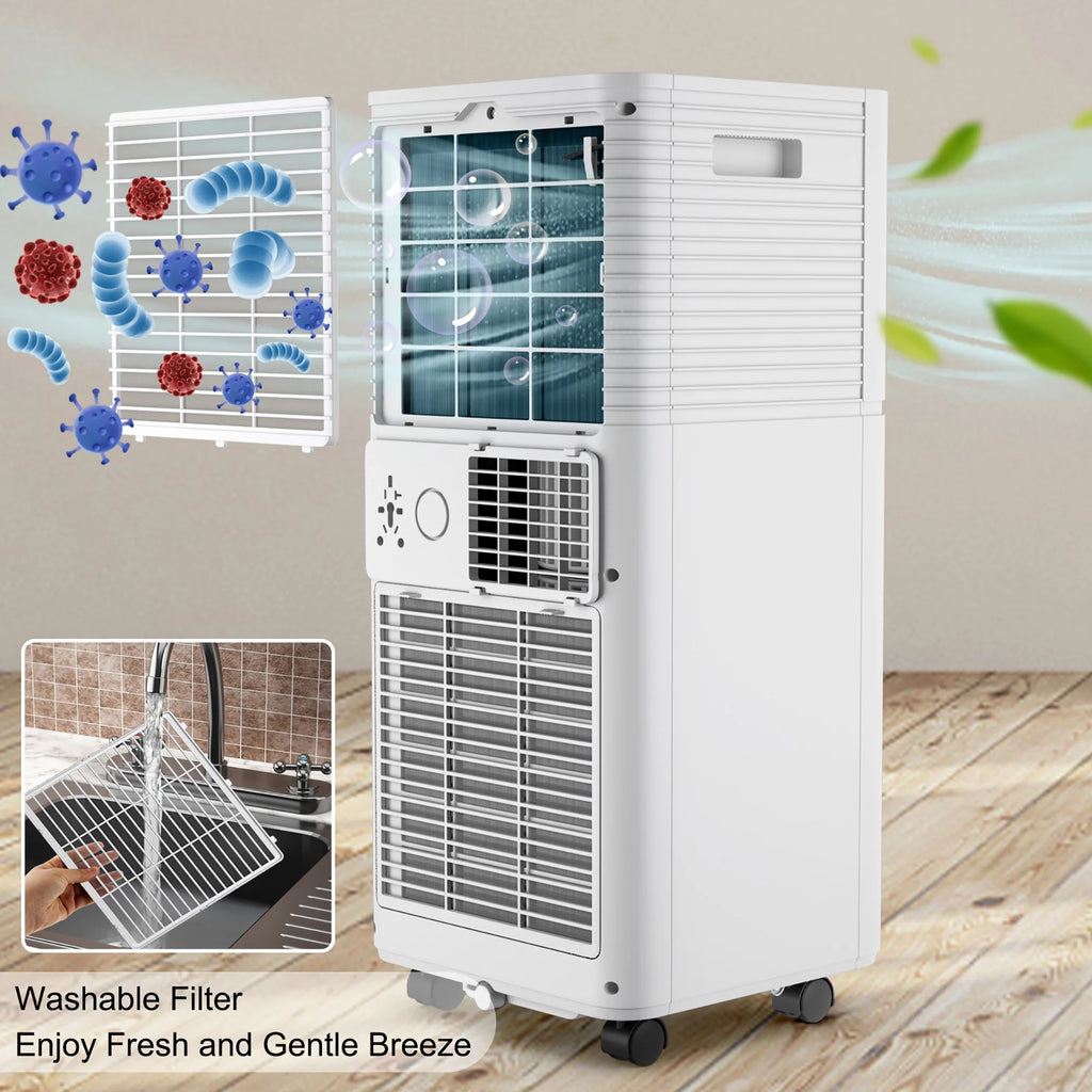 5000 BTU Portable Air Conditioner 3-in-1 Black F108512