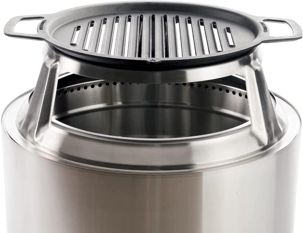 Cast Iron Cooktop with Stainless Steel Hub E759711