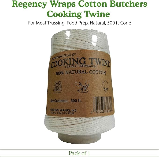 Food-Safe Cotton Butchers Cooking Twine 500ft 16 Ply 2.4mm Z328