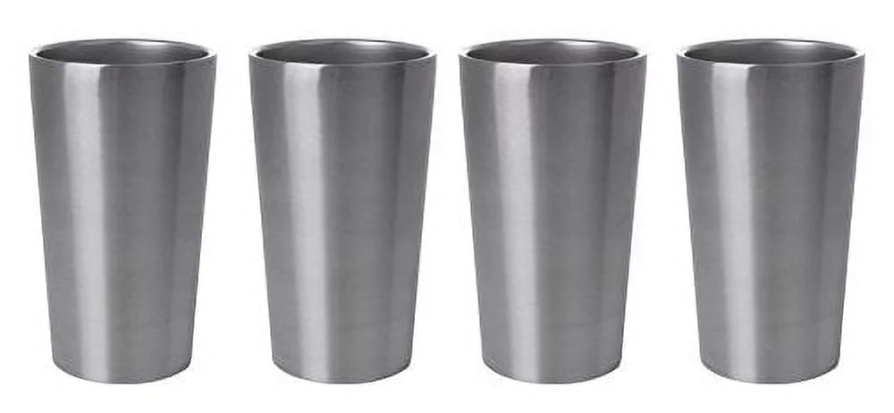 4 Piece Double Wall Stainless Steel Tumbler Set E31028