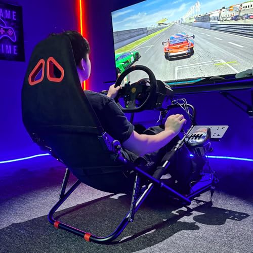Foldable Racing Simulator Cockpit with Seat U8419