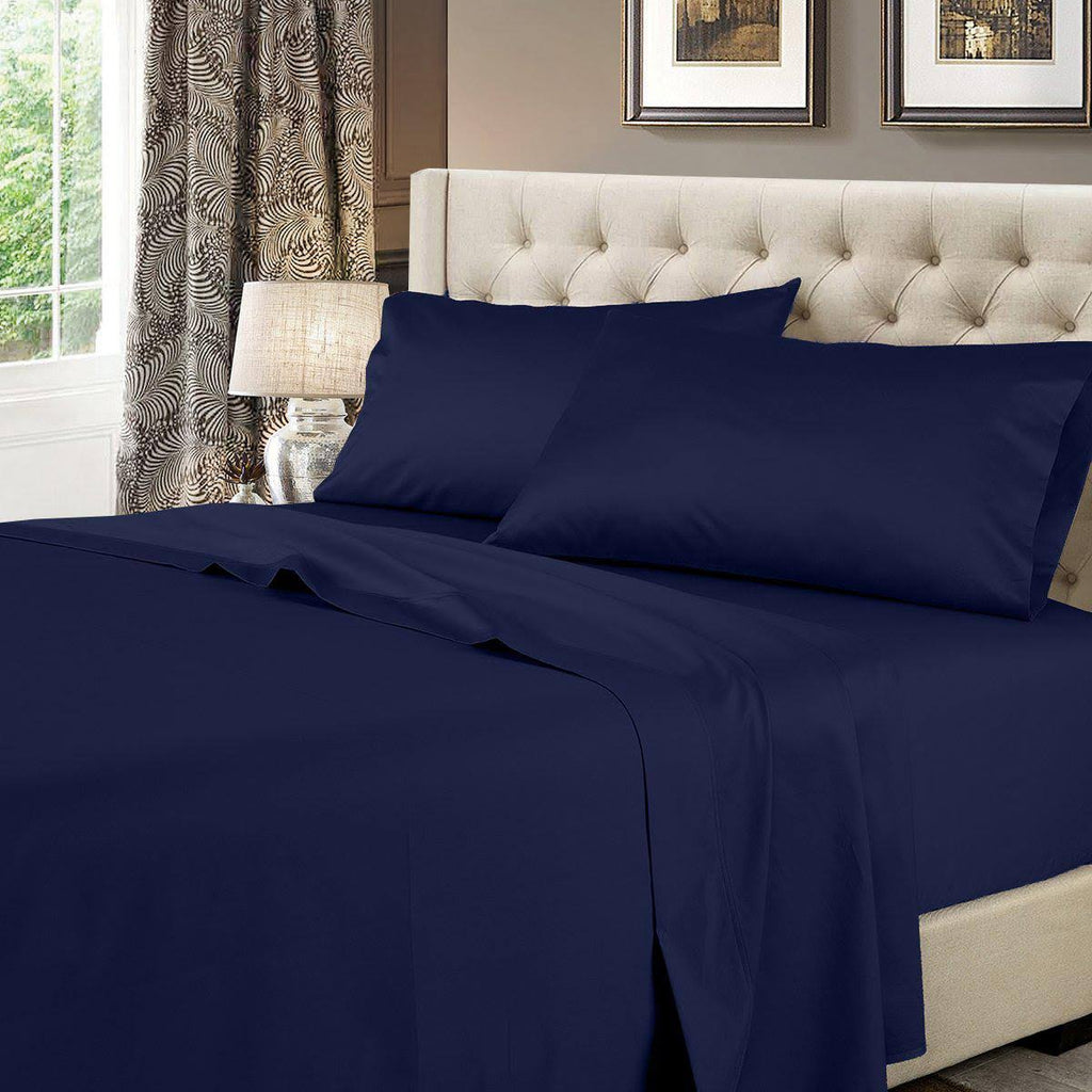 California King Cotton Sheets 600 Thread Count Ivory A67175