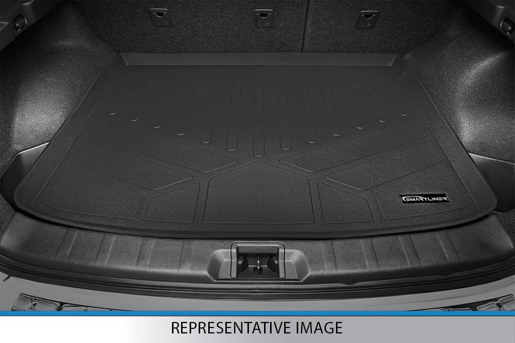 Custom Fit Floor Mats 2 Rows and Cargo Liner Set Black O609