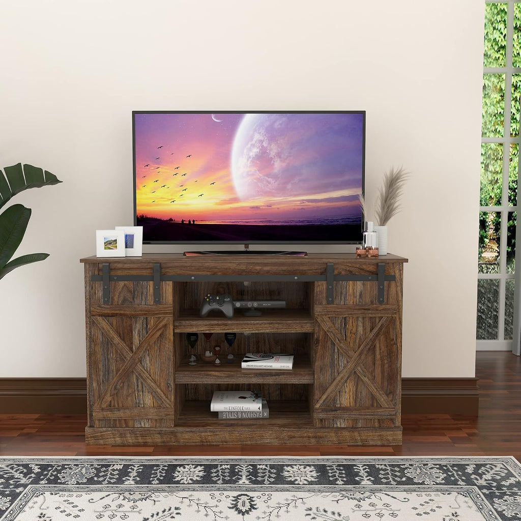Warm White Wood TV Stand F971611