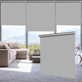 100% Blackout Waterproof Fabric Window Roller Shades T9210