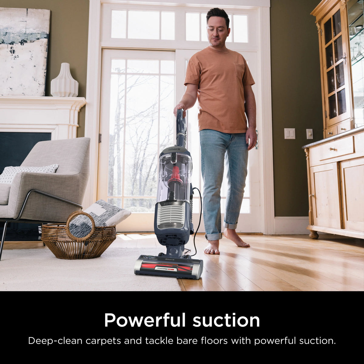 Upright Pet Vacuum with PowerFins HairPro and Odor Neutralizer E271225