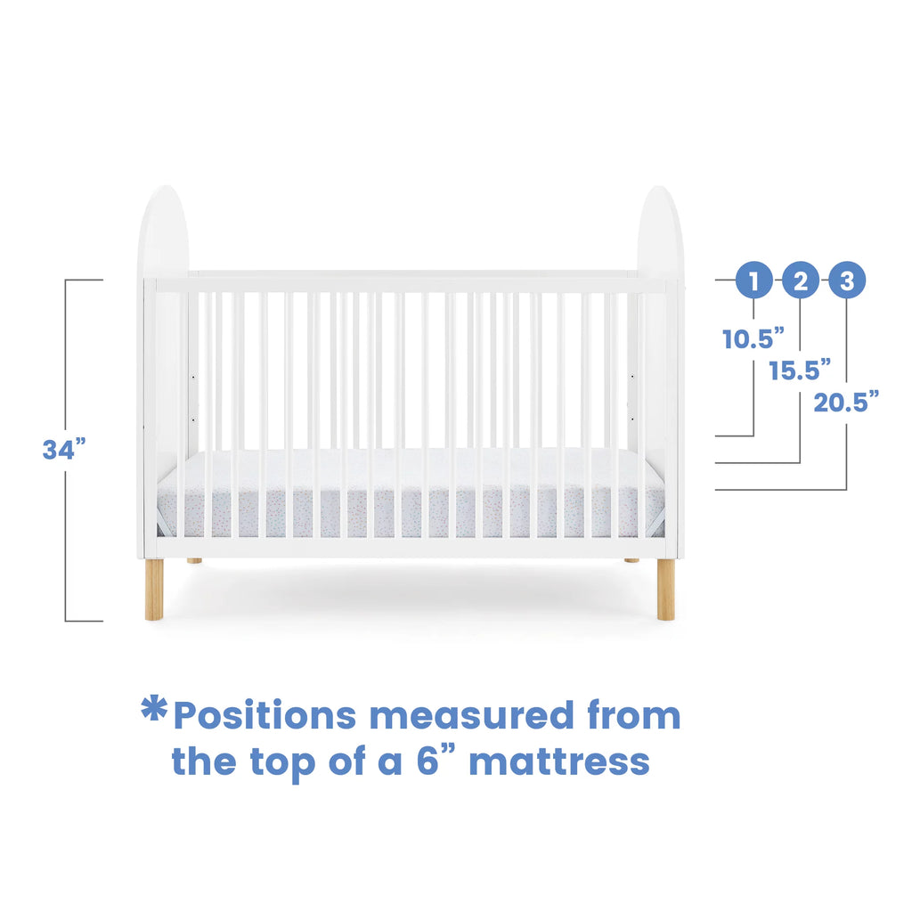 4-in-1 Convertible Crib L6649