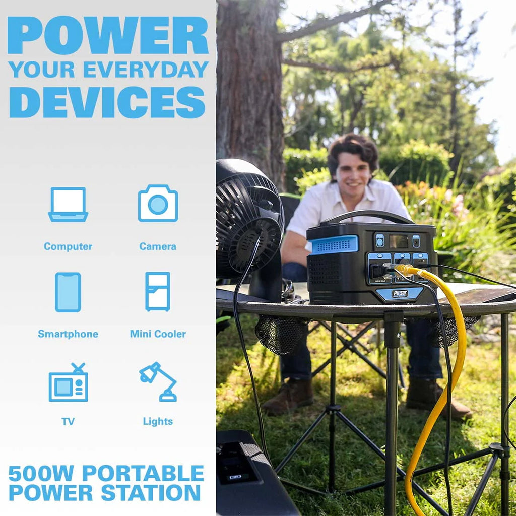 500 Watt Lithium-Ion Portable Power Station F8028