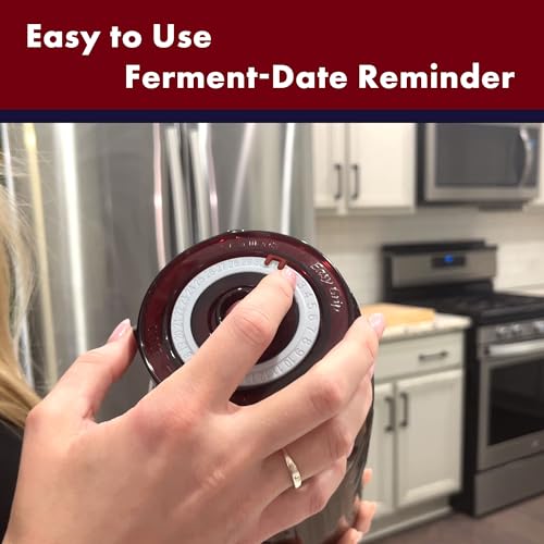 Food Grade Fermentation Kit for Wide Mouth Mason Jars, 4 Pack S8334