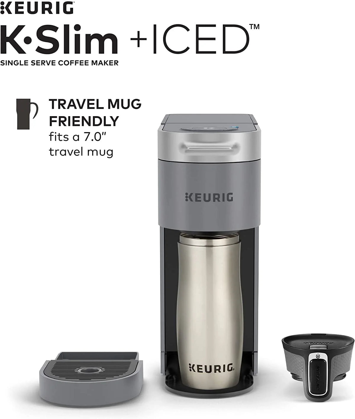 Single Serve Coffee Maker Gray E997