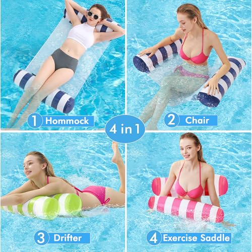 4 Pack Inflatable Pool Floats V40110