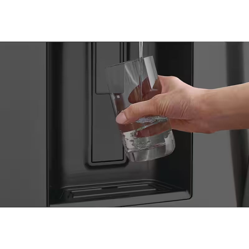 22.6 cu. ft. French Door Refrigerator in Black Stainless Steel Z7073