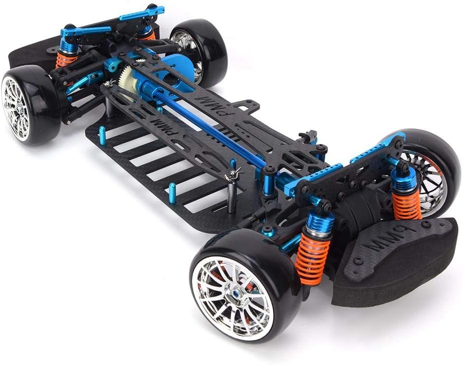 Aluminium Alloy Plastic 1:10 RC Car Frame Kit R130