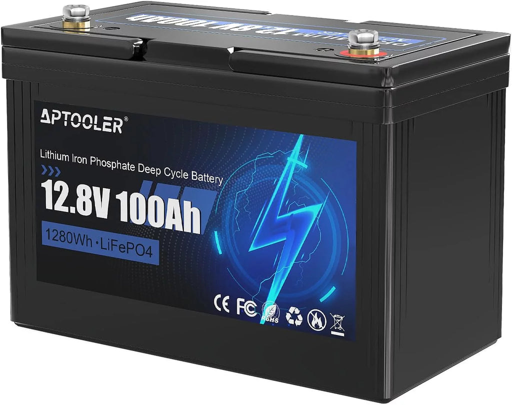 12V 100Ah LiFePO4 Battery with 100A BMS N1903