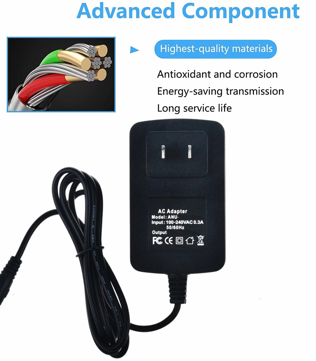 4ft AC-DC Adapter Power Supply Cord Cable Charger P507