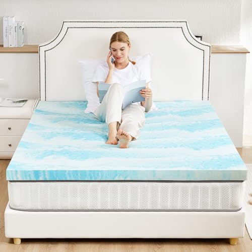 3 Inch Gel Infused Memory Foam Mattress Topper Full F8443