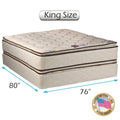King Innerspring PillowTop Mattress Set with Protector X8424