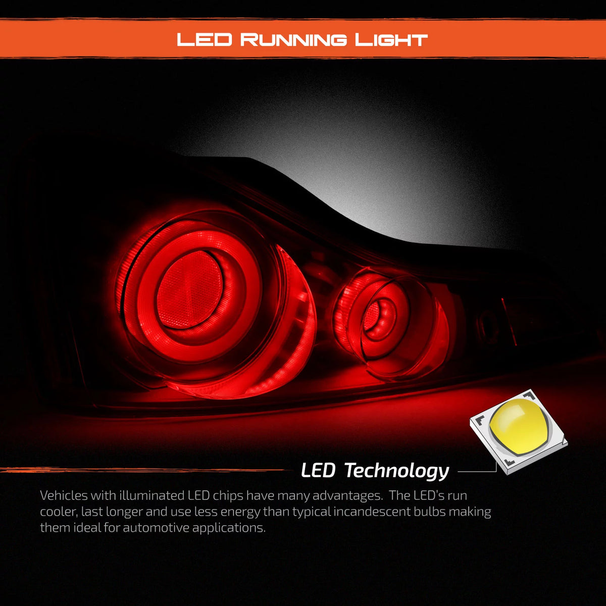Smoked LED Projector Headlights & 3D LED Tail Lights B96808