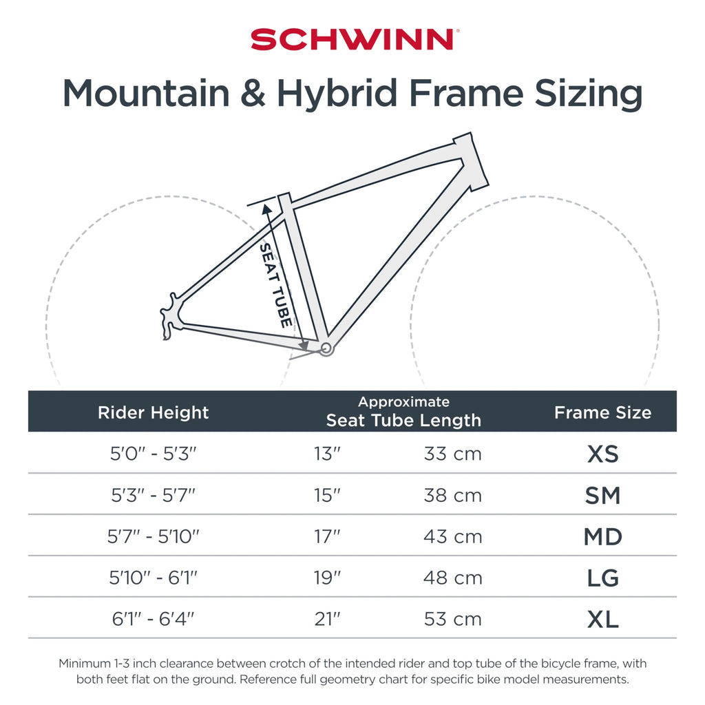Red 17-Inch Mountain Bike U860