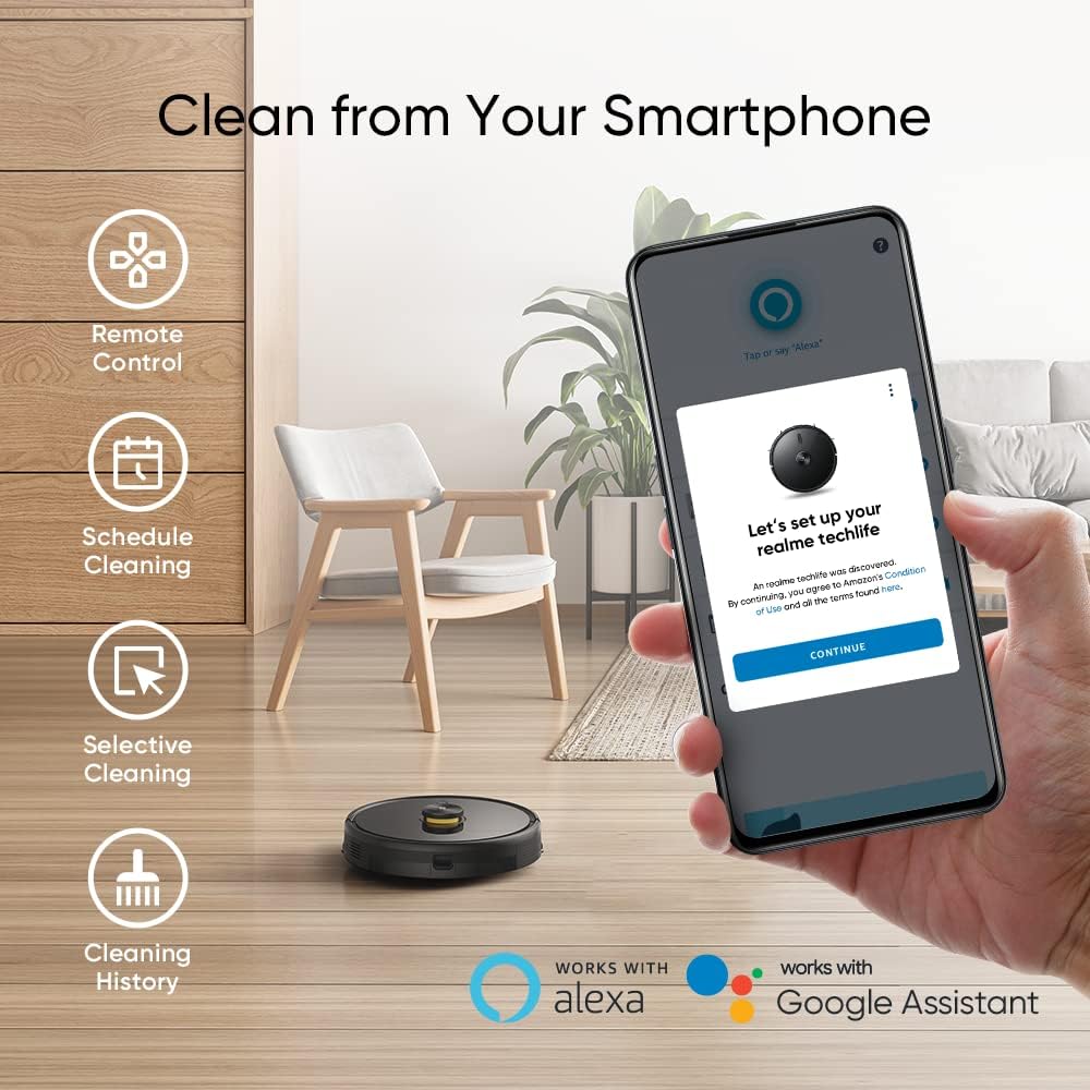 Robot Vacuum Cleaner with 3000pa Suction L6459