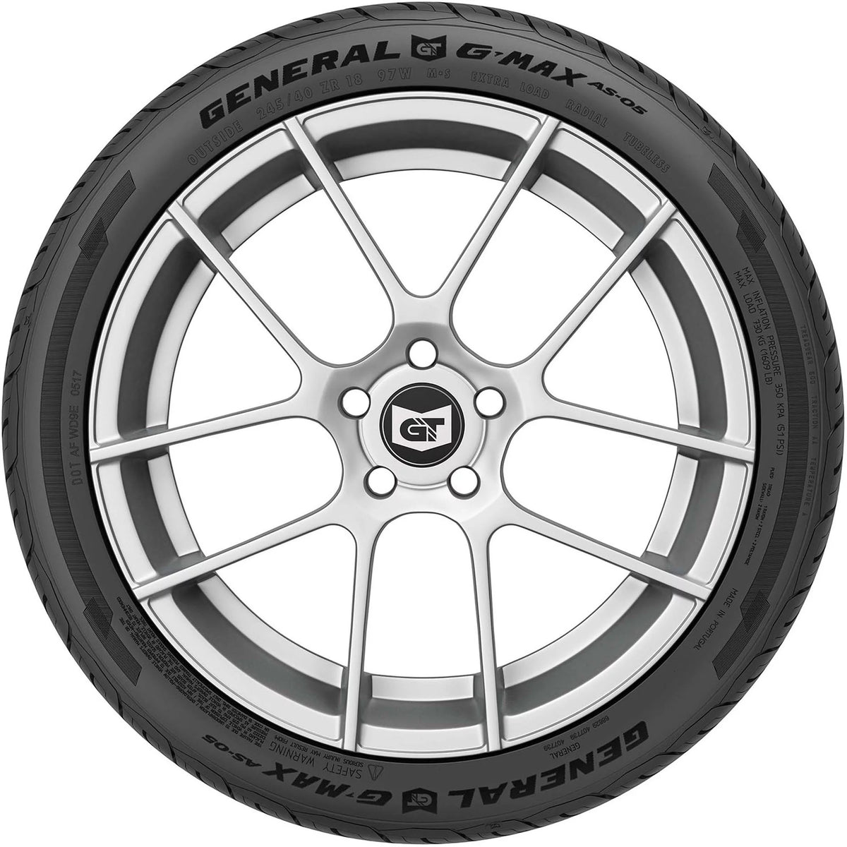245/40ZR19 98W XL All Season Passenger Tire Q258866