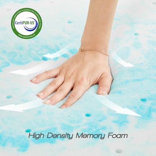 3 Inch Gel Infused Memory Foam Mattress Topper Full F8443