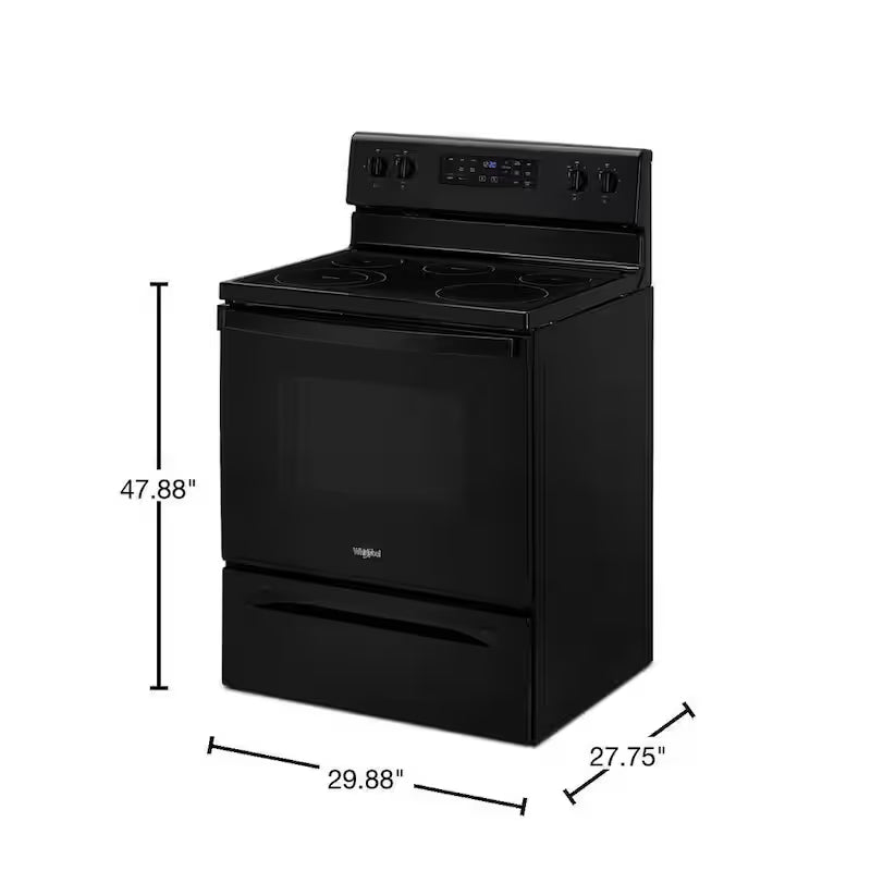 Black Electric Range with 5 Elements Q177710