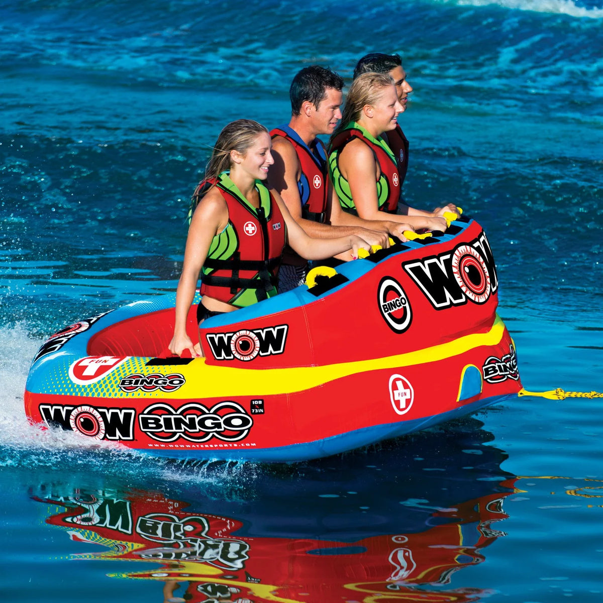 Inflatable Towable with Secure Cockpit Seating I302