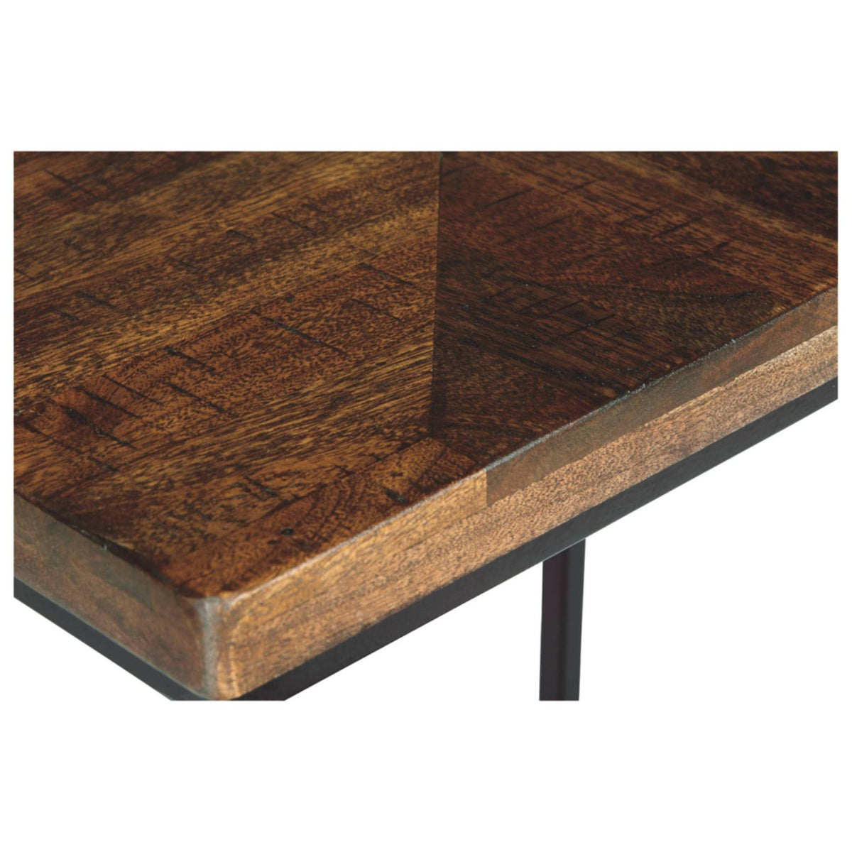 Accent Table Set of 3 Brown E519100