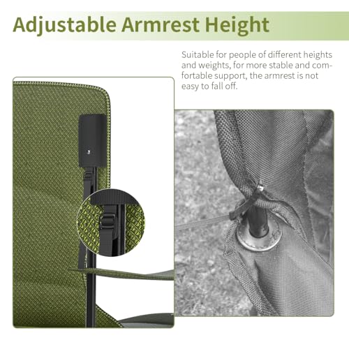 Heavy Duty Folding Chair 500LB Capacity with Cup Holder S795