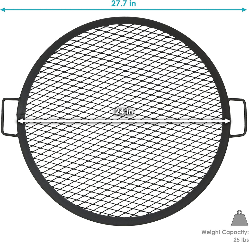 Round Heavy-Duty Steel Campfire Cooking Grate Q447523