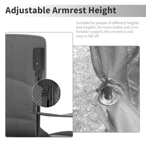 Heavy Duty Folding Chair 500LB Capacity with Cup Holder S795