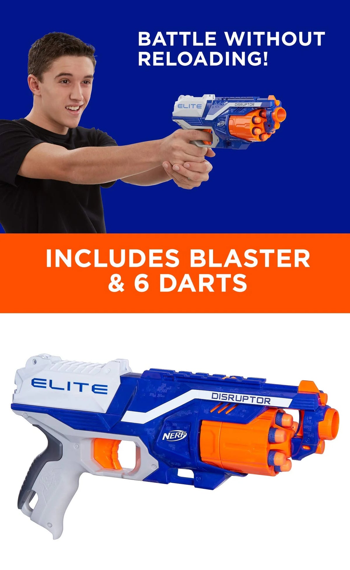 Nerf N-Strike Elite Disruptor E757248