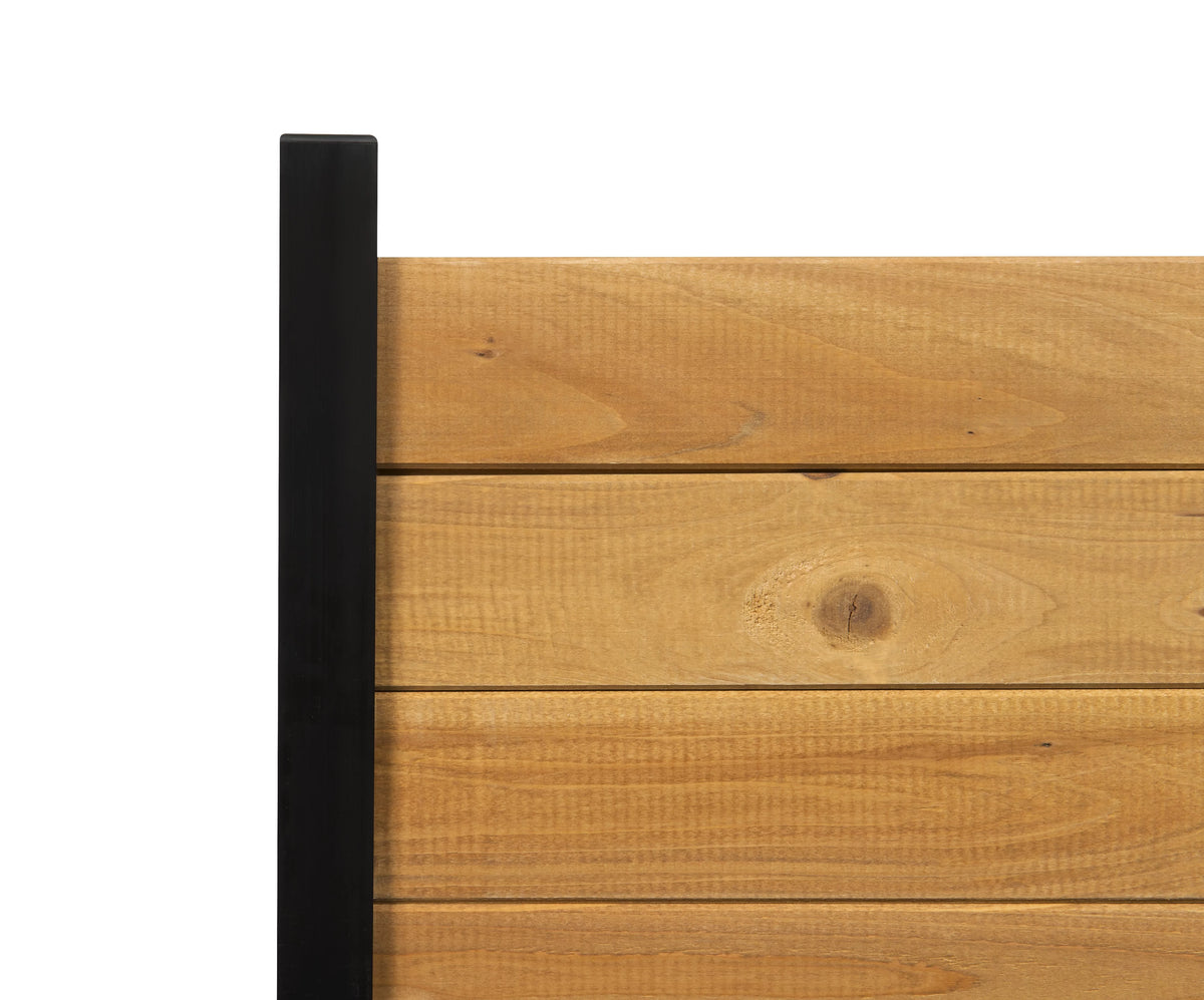 Outdoor Wood Privacy Screen Enclosure 42in H x 38in W 2 Panels X376