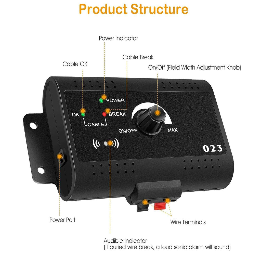 Electric Dog Fence System Water Resistant Collar Receiver X403