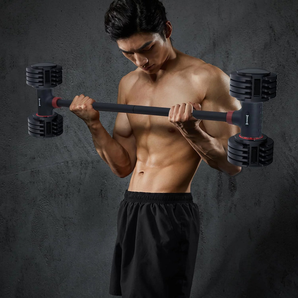 Adjustable Dumbbell Barbell Converter P898