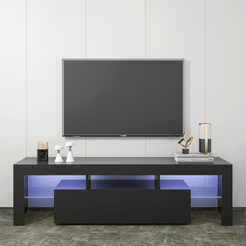 Warm White Wood TV Stand F971611