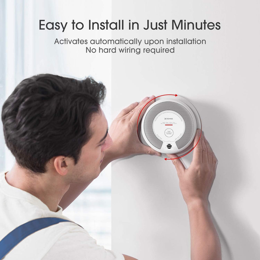 2-in-1 Smoke and Carbon Monoxide Detector Alarm H283