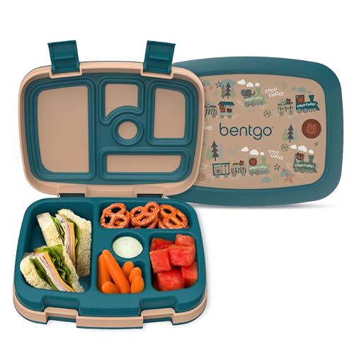 5-Compartment Leak-Proof Bento-Style Kids Lunch Box U573249