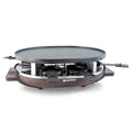 8 Person Raclette Party Grill with Wood Base N810
