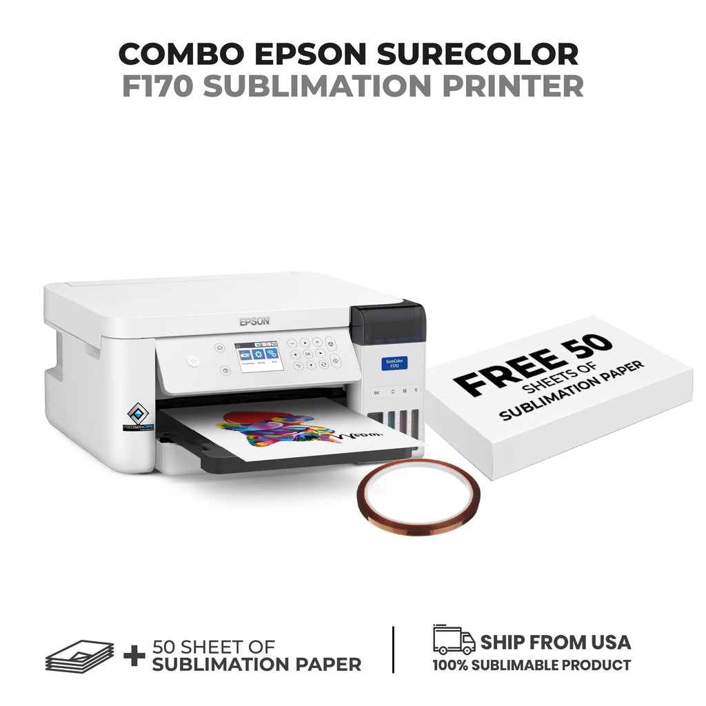 Dye Sublimation Printer with Sublimation Paper and Thermal Tape O909345