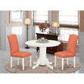 Round Dinette Table & Chair Set 3 Piece W4976