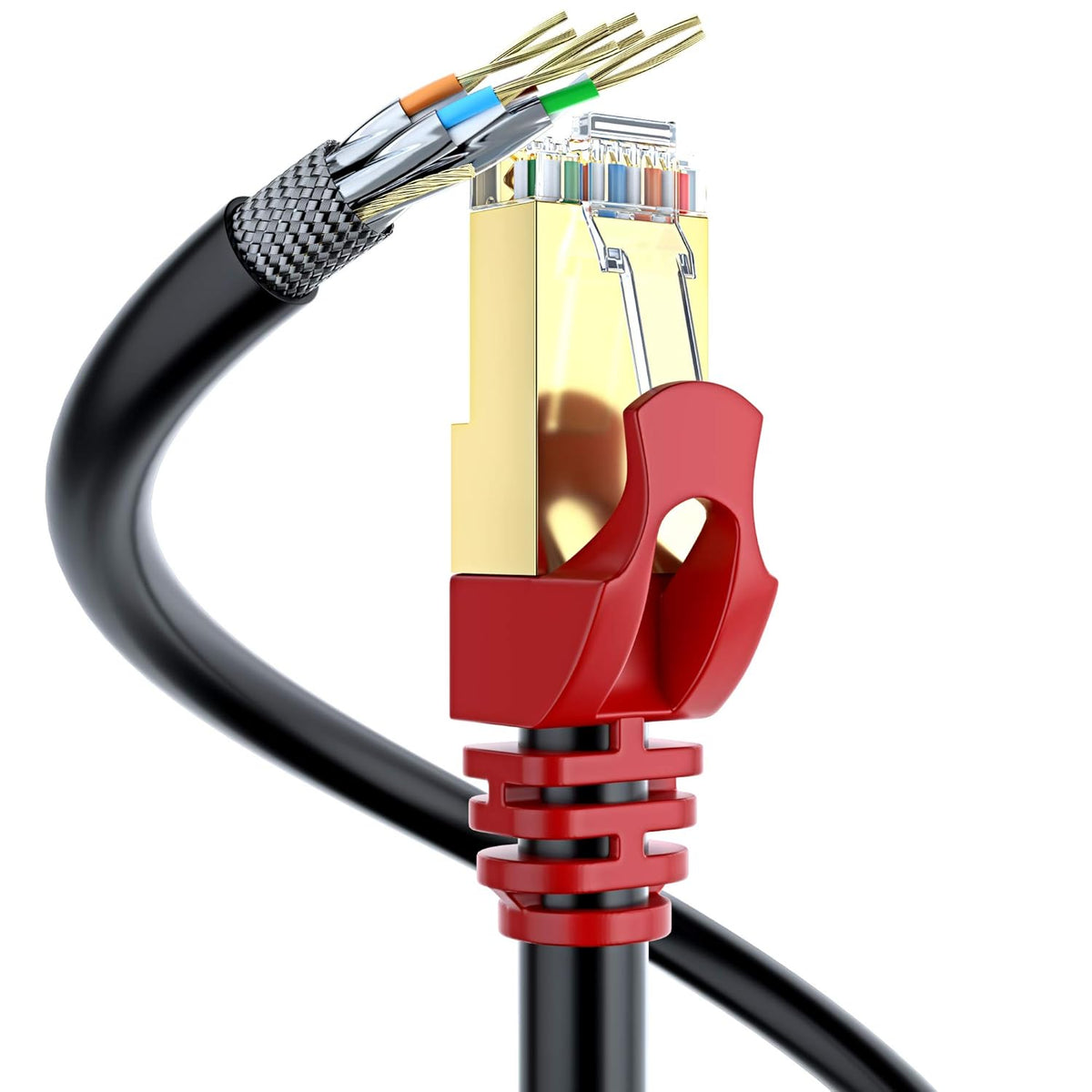Cat7 Outdoor Ethernet Cable 250 Foot Waterproof M384