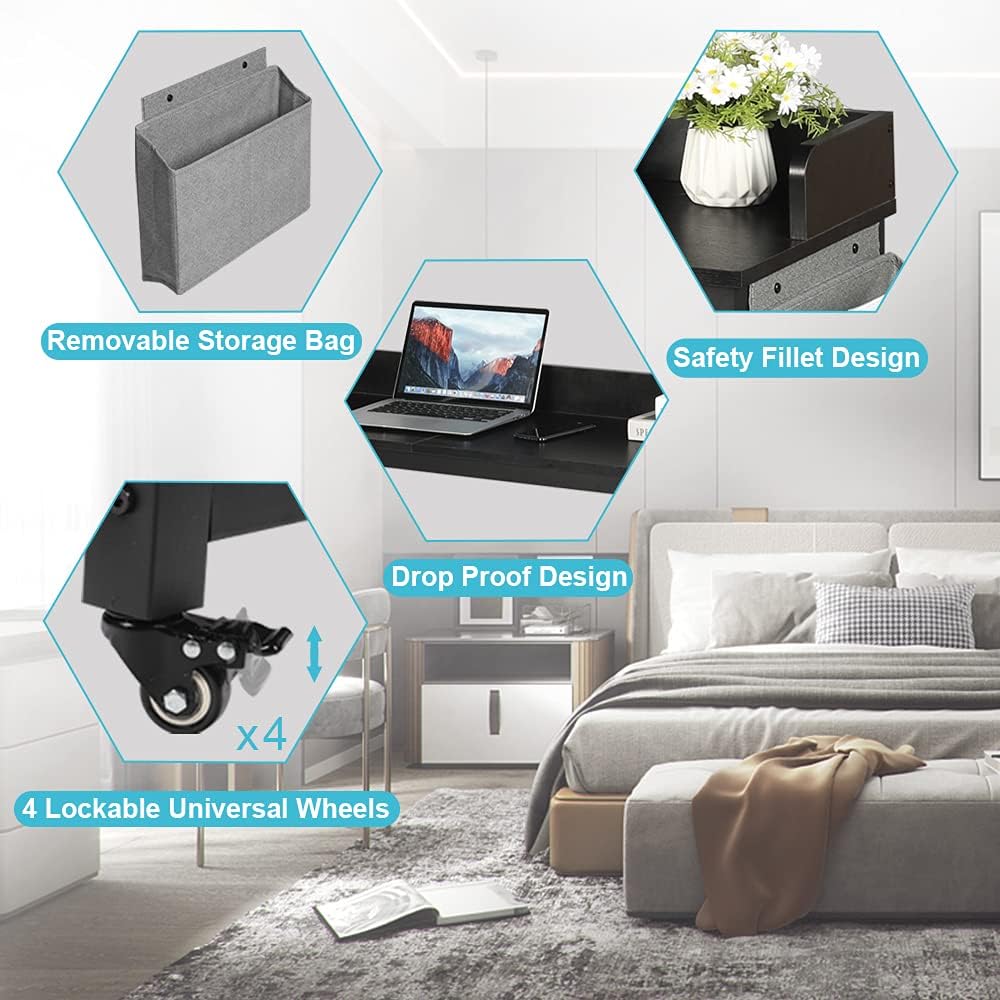 Overbed Table with Wheels P39570