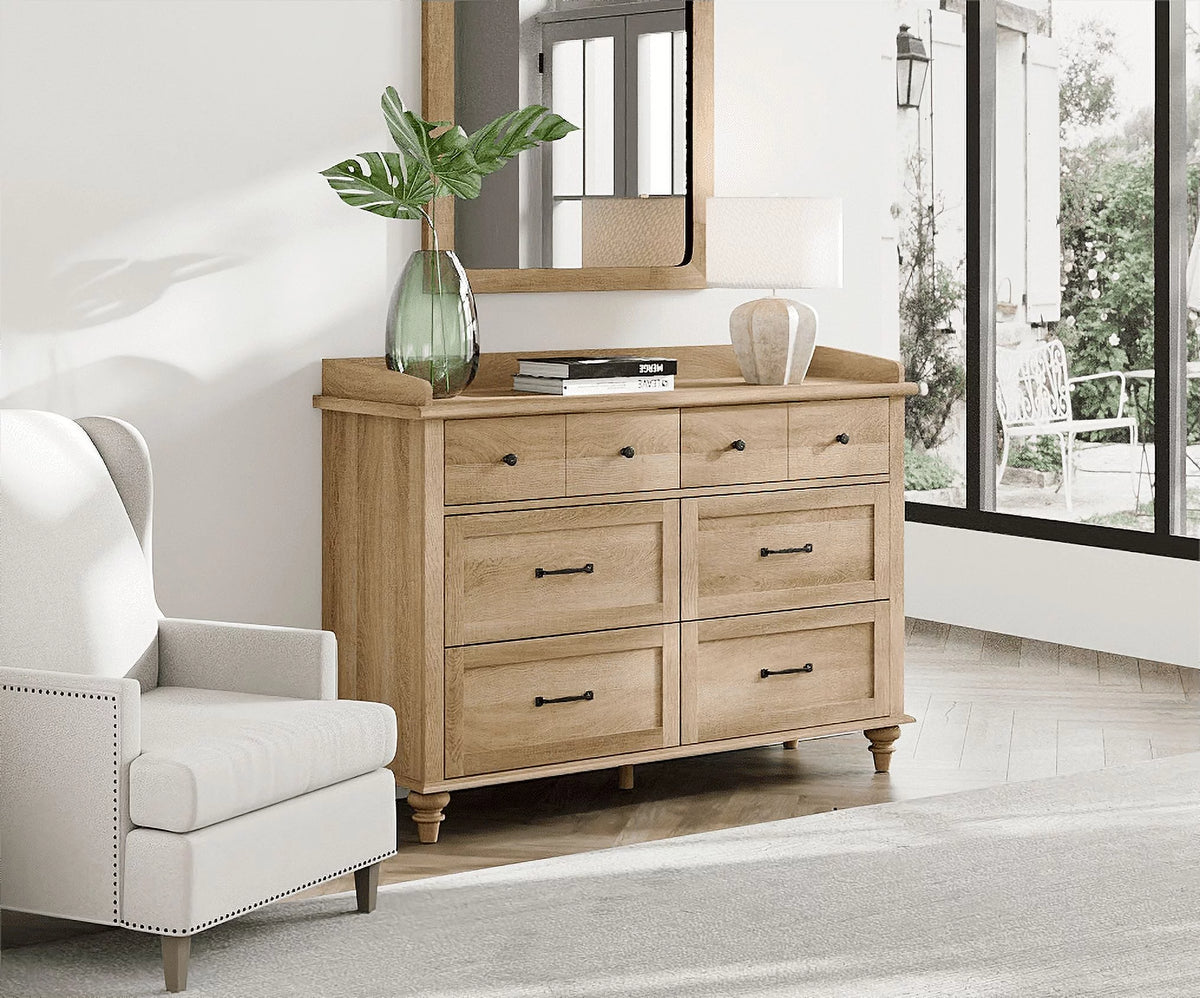 Wood Kids Dresser with 6 Drawers R2533