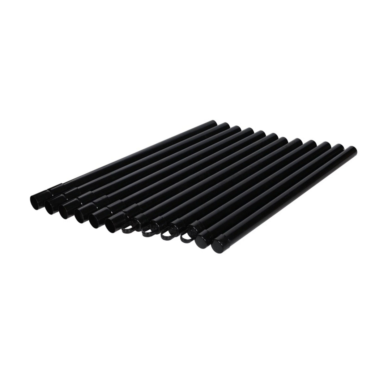 Black PVC Coated Chain Link Steel Fence 5X50 ft T5154