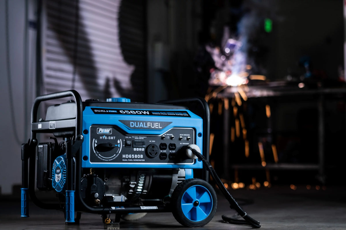 6580-Watt Dual Fuel Portable Generator N676